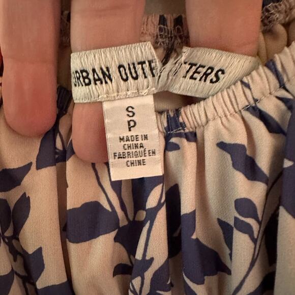 Urban Outfitters Violette Smocked Mini Dress with Ruffles and Bow Accent - Picture 3 of 8